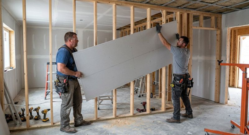 House Drywall Installation in Kansas City, KS